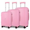 pp zipper suitcase multi-piece set extra large capacity trolley case universal wheels waterproof travel 20/24/28inch