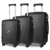 pp zipper suitcase multi-piece set extra large capacity trolley case universal wheels waterproof travel 20/24/28inch