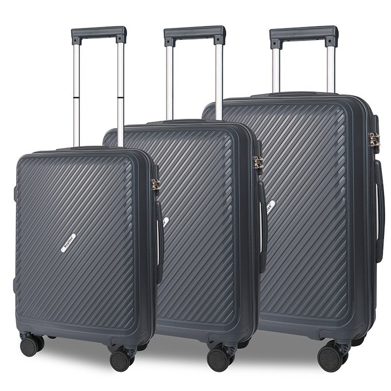 pp zipper suitcase multi-piece set extra large capacity trolley case universal wheels waterproof travel 20/24/28inch