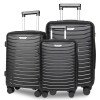 High-end large-capacity waterproof and durable universal wheel pp trolley case multi-piece trolley case 19/23/27inch