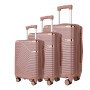 ABS high-end suitcase 3-piece set large capacity suitcase exclusive customized trolley case 20/24/28inch