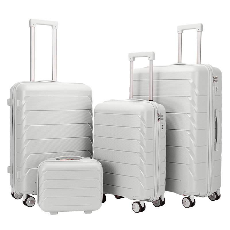 pp20 inch box silent universal wheel zipper suitcase student suitcase