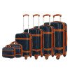 ABS cabin case for business travel gift trolley case 12-32 inch 6-piece password box set