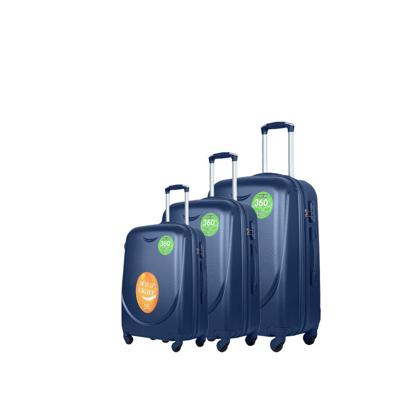 ABS 3-piece set extra large capacity trolley case, lightweight, wear-resistant and anti-fall suitcase 20-24-28inch