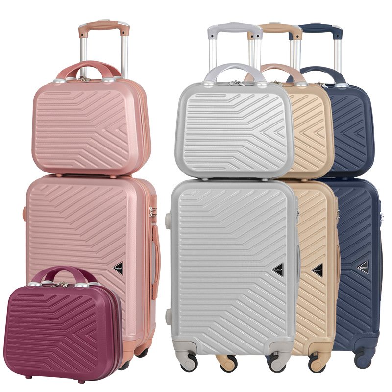ABS 3-piece suitcase universal wheel anti-fall trolley case 14/20/24/28/32inch