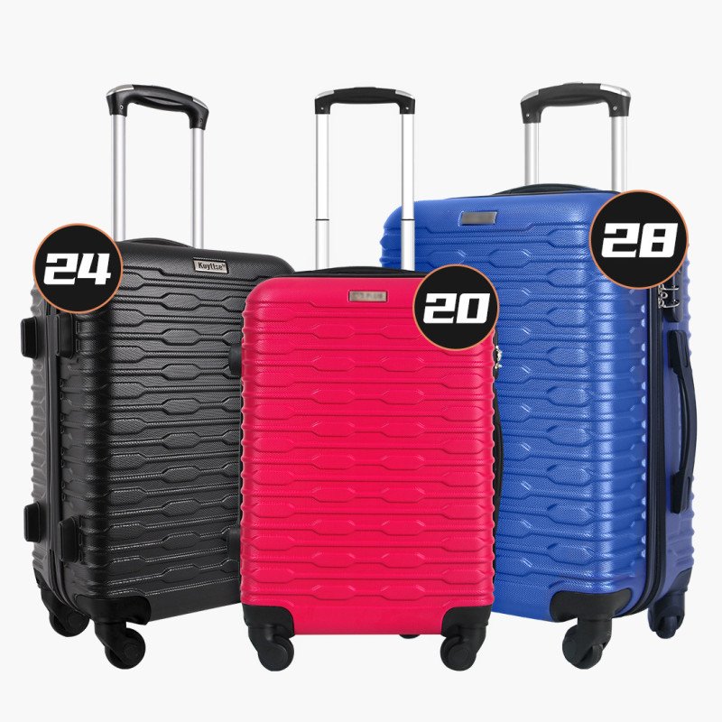 ABS gift travel waterproof and sturdy universal wheel boarding case 20/24/28inch