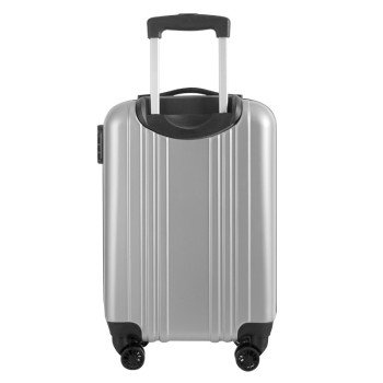 Striped ABS Trolley Case Business Travel 20-Inch Bag Waterproof Carry-on Case