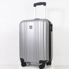 Striped ABS Trolley Case Business Travel 20-Inch Bag Waterproof Carry-on Case