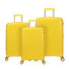 Three-piece trolley suitcase, zippered pp suitcase, large capacity travel suitcase, suitcase