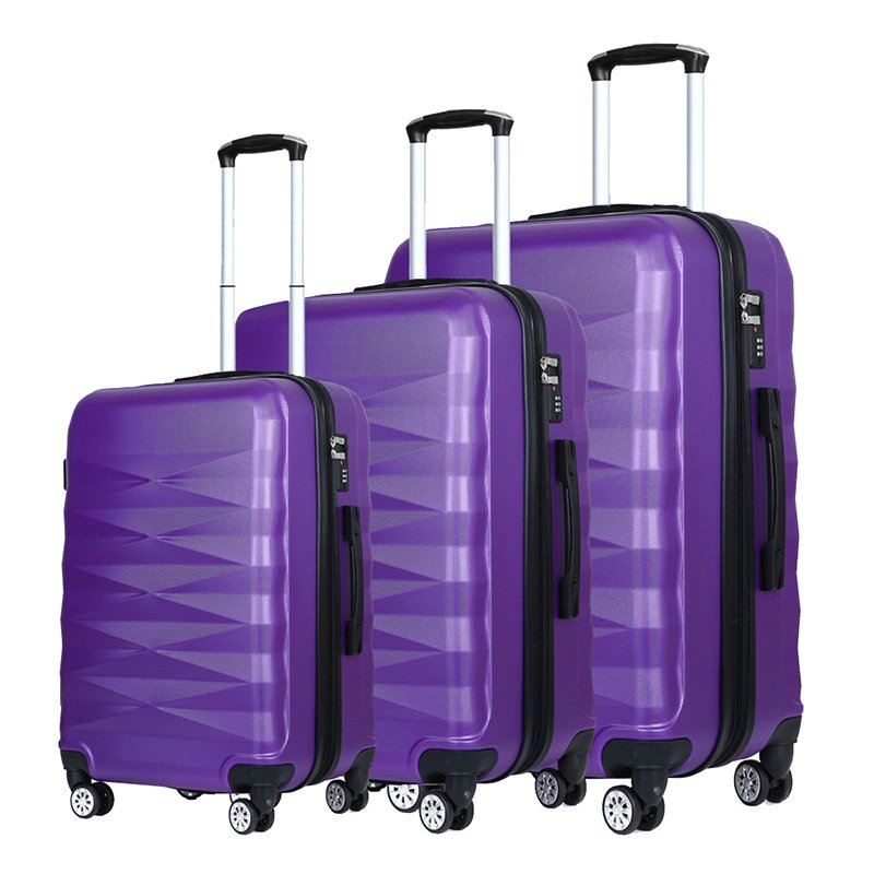 Three-piece trolley suitcase wholesale suitcase silent universal wheel password box suitcase 20/24/28inch