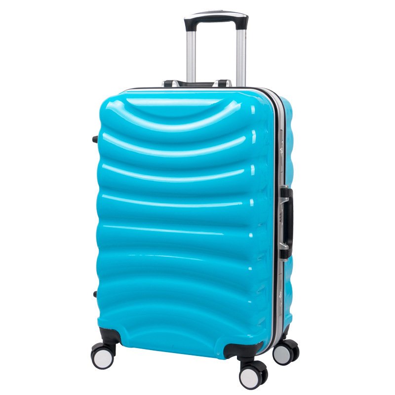 20-inch aluminum frame suitcase with boarding code box, lightweight and large-capacity anti-theft and wear-resistant suitcase