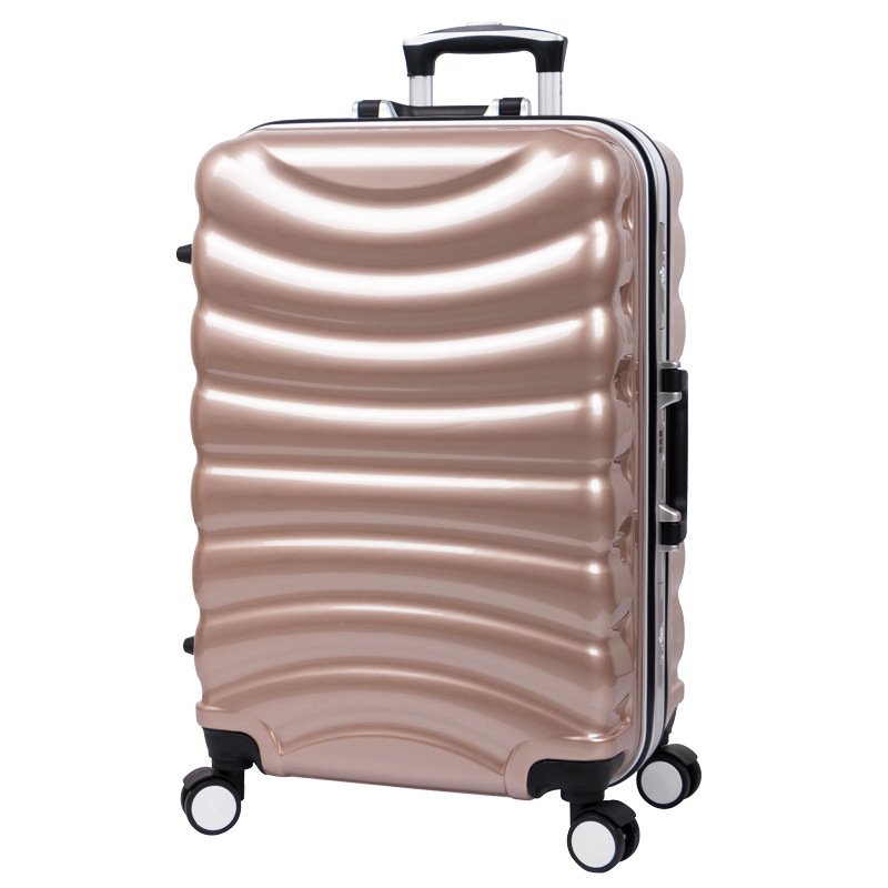 20-inch aluminum frame suitcase with boarding code box, lightweight and large-capacity anti-theft and wear-resistant suitcase