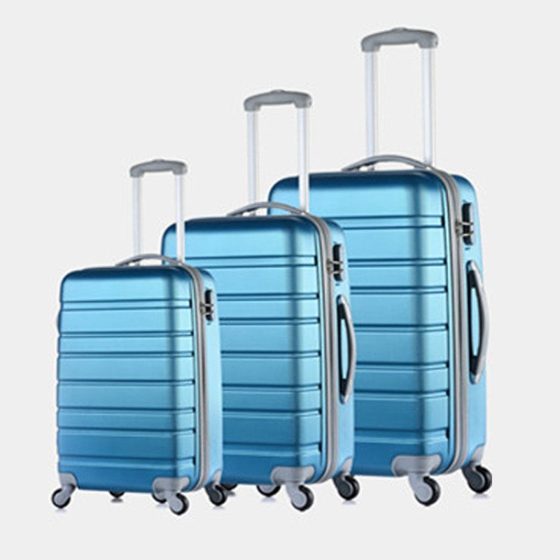 Striped trolley suitcase, universal wheel suitcase, ultra-light boarding case, printed LOGO