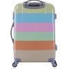 Abs boarding suitcase multi-piece set checked luggage pc pattern travel trolley case 20/24/28 inches