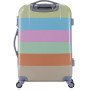 Abs boarding suitcase multi-piece set checked luggage pc pattern travel trolley case 20/24/28 inches