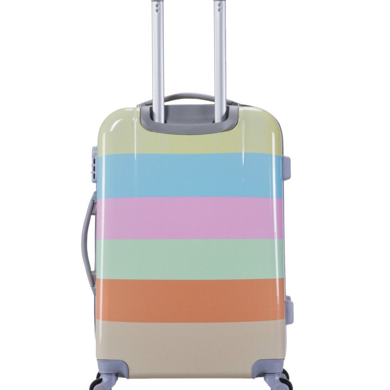 Abs boarding suitcase multi-piece set checked luggage pc pattern travel trolley case 20/24/28 inches