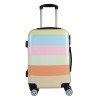 Abs boarding suitcase multi-piece set checked luggage pc pattern travel trolley case 20/24/28 inches