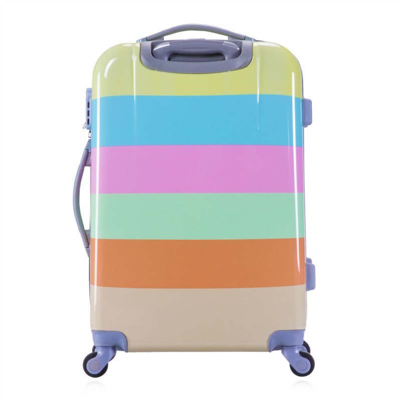 Abs boarding suitcase multi-piece set checked luggage pc pattern travel trolley case 20/24/28 inches