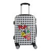 Abs boarding suitcase multi-piece set checked luggage pc pattern travel trolley case 20/24/28 inches