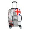 Abs boarding suitcase multi-piece set checked luggage pc pattern travel trolley case 20/24/28 inches