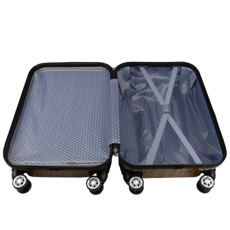 Women's 20-inch mirrored universal caster suitcase for men