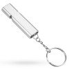 Outdoor mountaineering wilderness survival whistle aluminum alloy metal double hole high frequency tweeter whistle