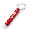 Outdoor mountain climbing wild survival whistle aluminum alloy metal high frequency treble whistle wholesale round small whistle