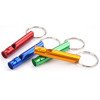Outdoor mountain climbing wild survival whistle aluminum alloy metal high frequency treble whistle wholesale round small whistle