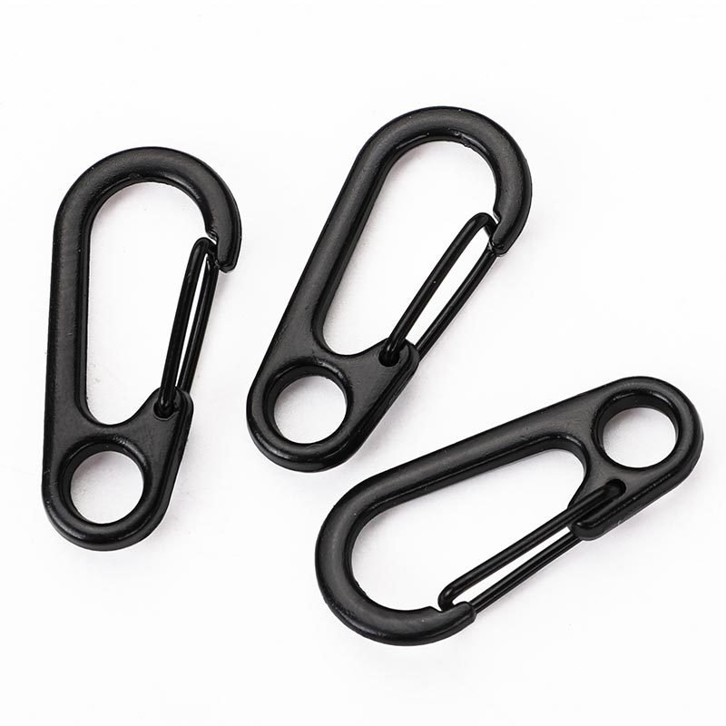 Mini carabiner small zinc alloy hook jewelry backpack connection buckle key chain tactical buckle
