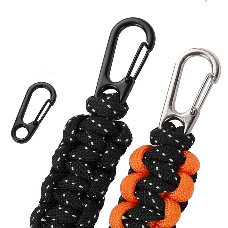 Mini carabiner small zinc alloy hook jewelry backpack connection buckle key chain tactical buckle