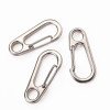 Mini carabiner small zinc alloy hook jewelry backpack connection buckle key chain tactical buckle