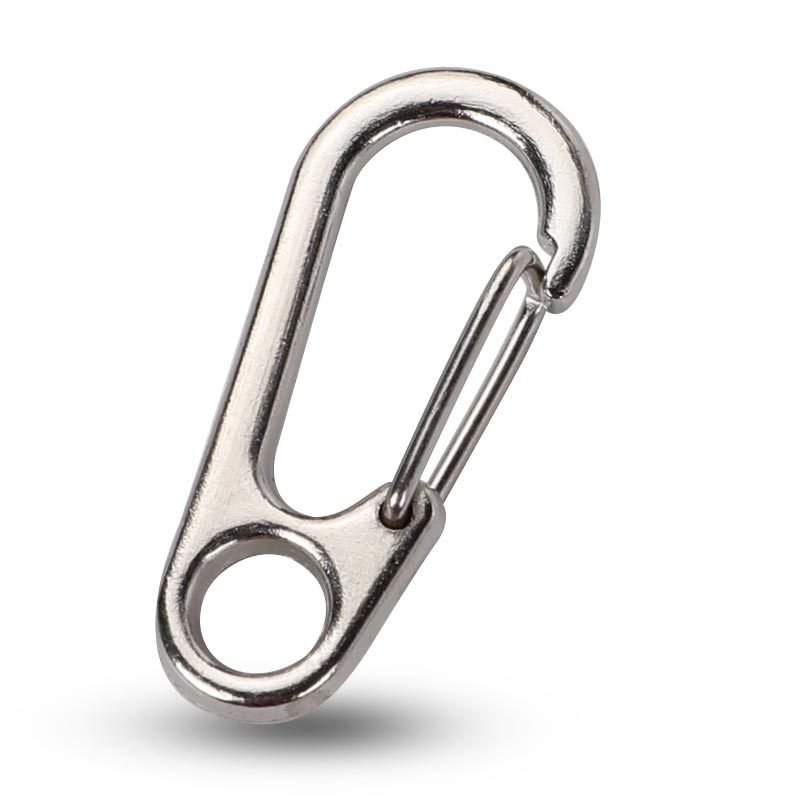 Mini carabiner small zinc alloy hook jewelry backpack connection buckle key chain tactical buckle