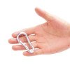 No. 6 6x60mm iron galvanized carabiner spring hook metal load-bearing hook