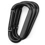 No. 6 D-shaped flattened thickened aluminum alloy carabiner backpack external buckle connection ring travel water cup hook spring buckle