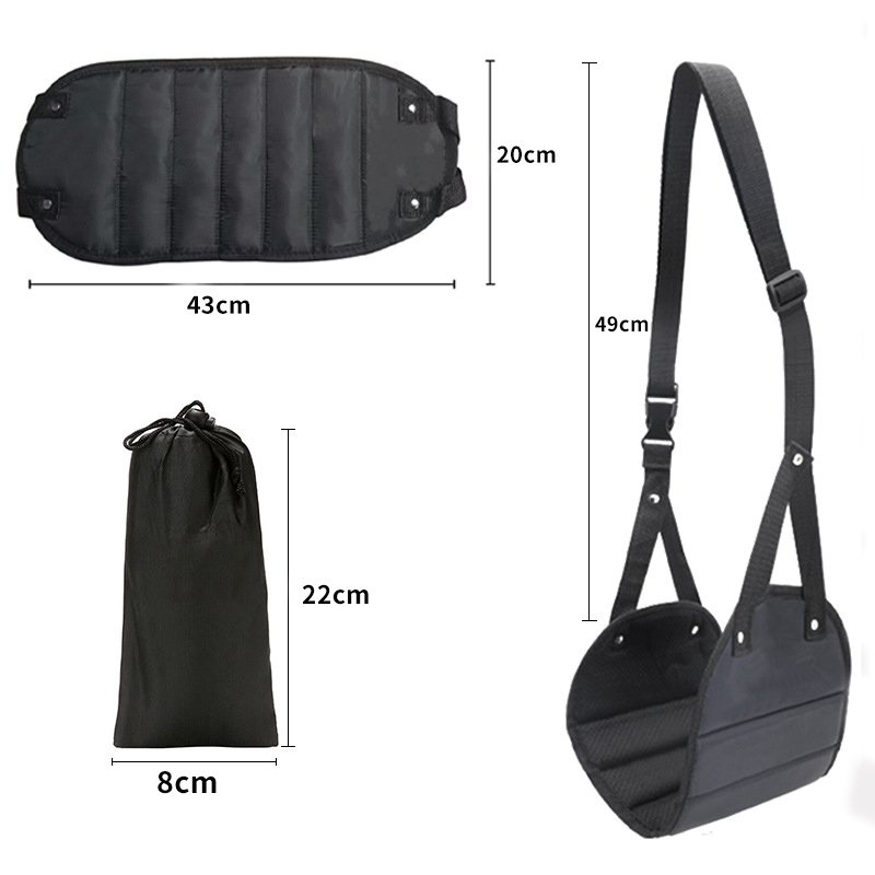 Travel hammock, office sling, airplane, high-speed rail, hammock, footrest, footrest