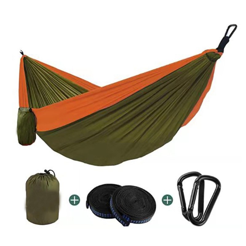 Nylon hammock single double thickened outdoor hammock 210T70D40D hammock