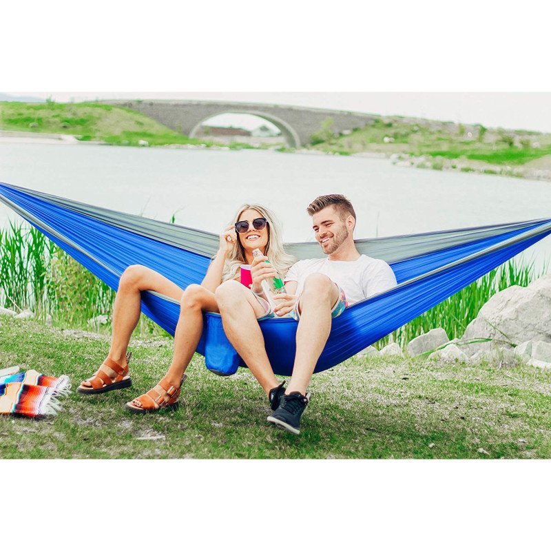 Nylon hammock single double thickened outdoor hammock 210T70D40D hammock