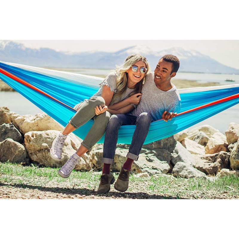 Nylon hammock single double thickened outdoor hammock 210T70D40D hammock