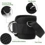 Fitness sports foot pedal ankle buckle gantry ankle strap foot pedal tension mouth adjustable fitness ankle strap