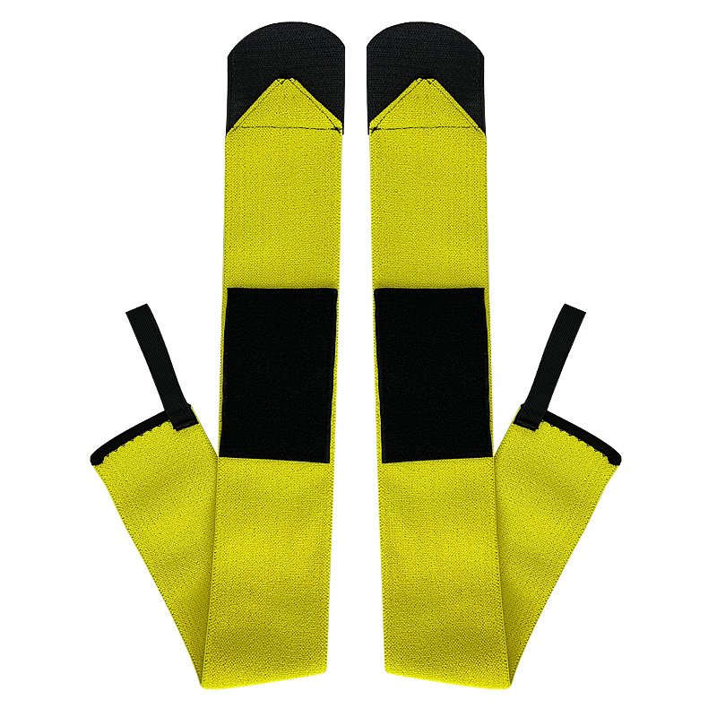 Sports fitness compression bandage wristband thickened nylon solid color weightlifting deadlift bench press wrapped strap wristband