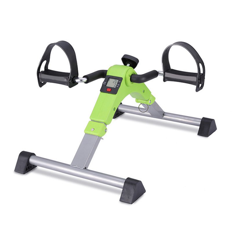 Mini folding bicycle for home use mini exercise bike folding leg trainer
