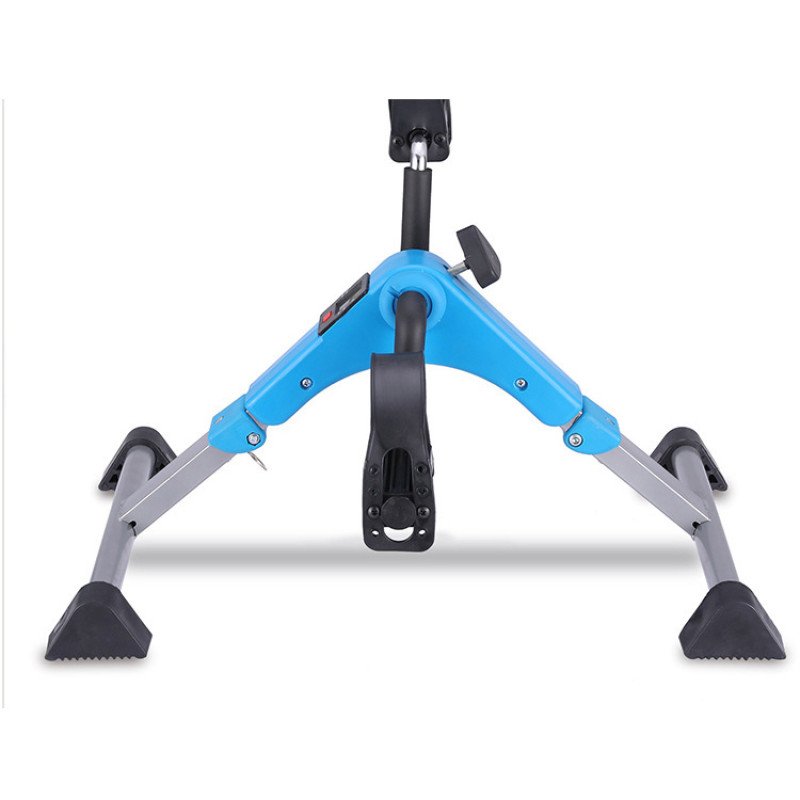 Mini folding bicycle for home use mini exercise bike folding leg trainer