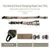 Multifunctional single-point American gun rope mission rope outdoor field gun rope CS sports nylon diagonal span tactical strap rope