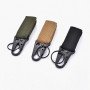 Multi-purpose hanging buckle outdoor tactical mountaineering equipment accessories nylon molle webbing hanging belt waist hook