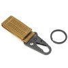 Multi-purpose hanging buckle outdoor tactical mountaineering equipment accessories nylon molle webbing hanging belt waist hook