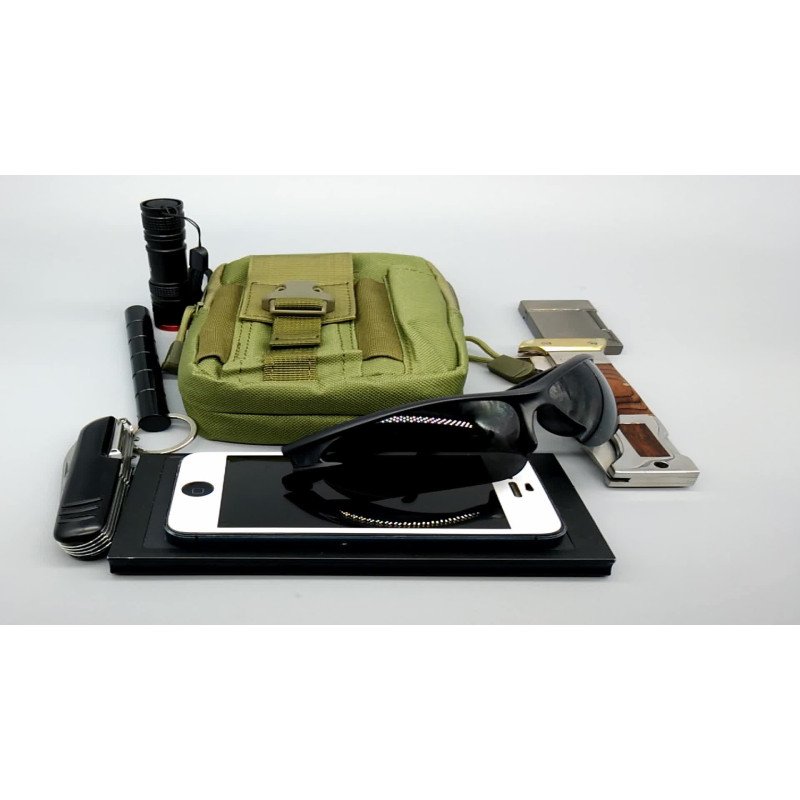 Tactical climbing hook waist bag for mobile phones, men's multifunctional outdoor sports, female military fans' cycling shoulder bag