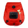 Outdoor camping shower bag with temperature solar shower water bag bather convenient foldable water storage bag 20L