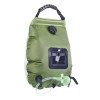 Outdoor camping shower bag with temperature solar shower water bag bather convenient foldable water storage bag 20L