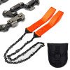 Outdoor hand chain saw pocket chain saw garden tool 11/16/33 teeth 24 inch portable camping survival wire saw