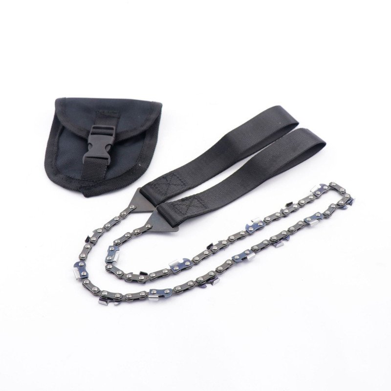 Outdoor hand chain saw pocket chain saw garden tool 11/16/33 teeth 24 inch portable camping survival wire saw